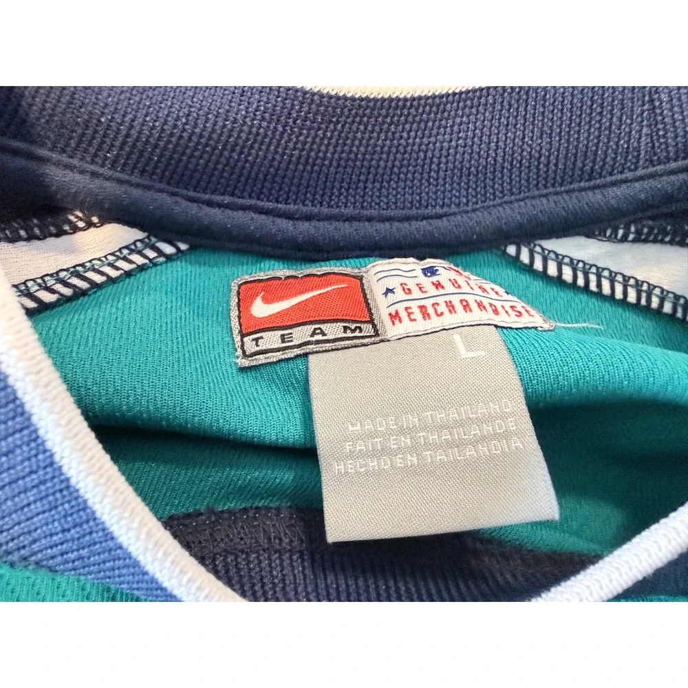 Nike Seattle Mariners MLB Jersey Shirt‎ Youth Large Teal Navy Blue White Y2K